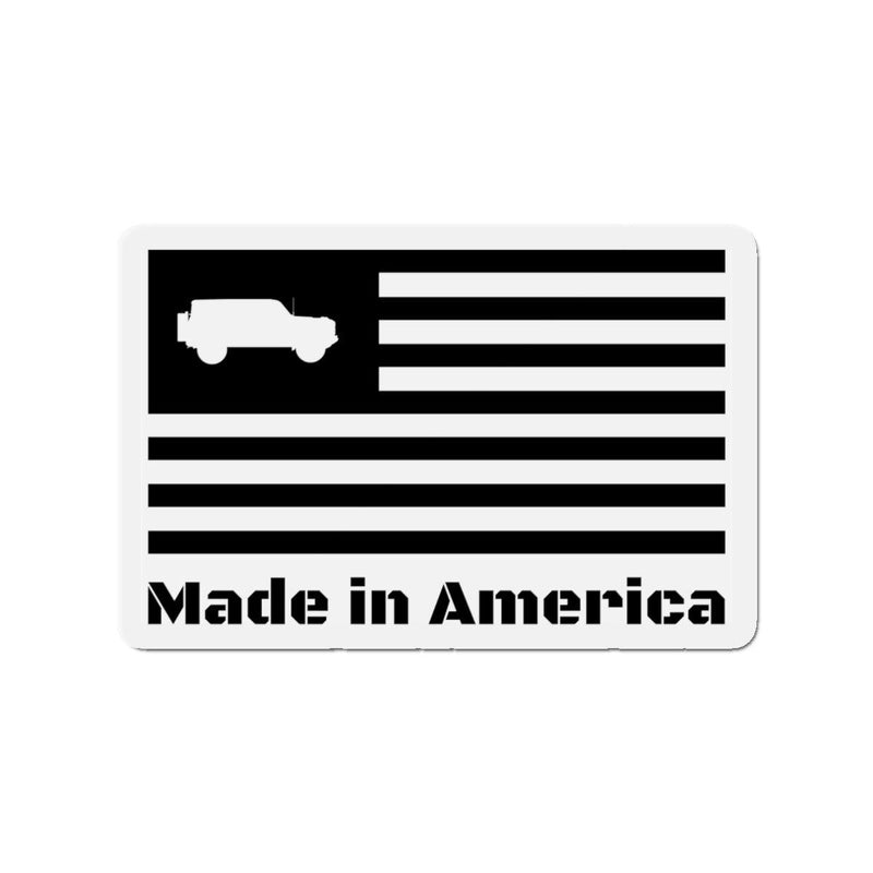 6th Gen American Flag Magnet - StickerFab