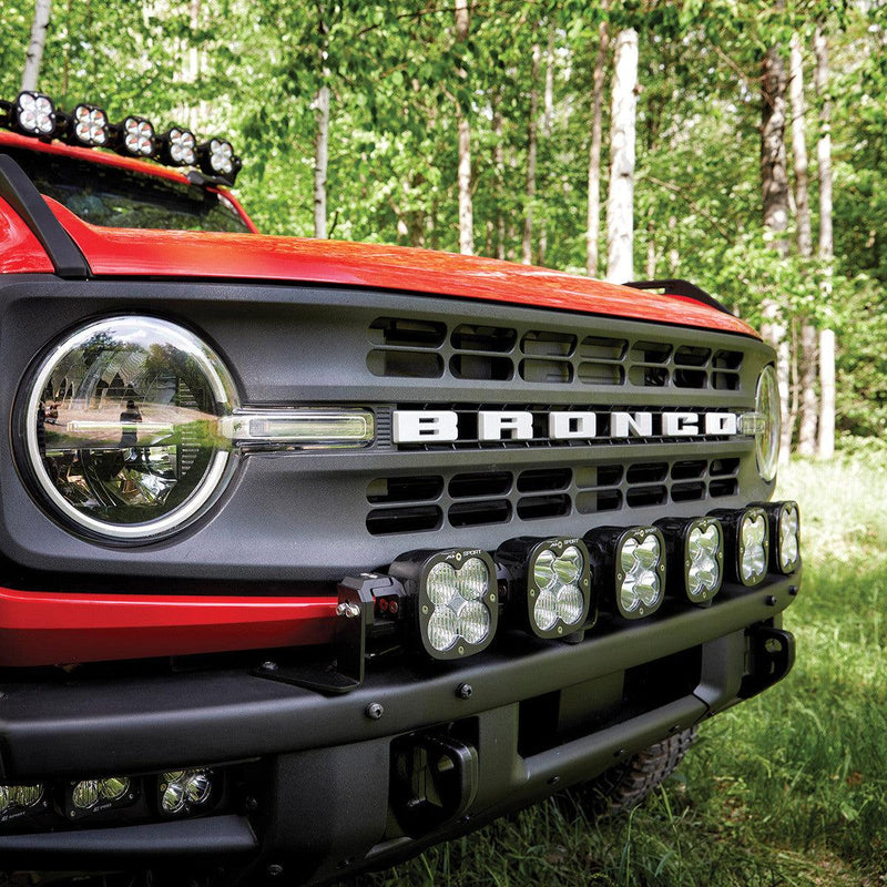 Baja Designs 6XL Linkable Bumper Light Kit - 2021+ Bronco (HD Modular Bumper) - StickerFab