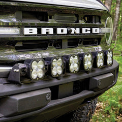 Baja Designs 6XL Linkable Bumper Light Kit - 2021+ Bronco (OE Plastic Bumper) - StickerFab