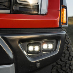 Baja Designs Dual SAE Fog Pocket Light Upgrade Kit - 2021+ Bronco Raptor - StickerFab