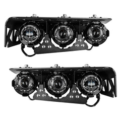 Oracle Laser + LED Auxiliary Fog Light Kit for HD OEM Modular Steel Bumper - 2021+ Bronco - StickerFab