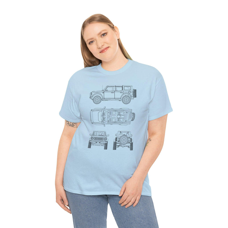 6th Gen Blueprints Shirt - StickerFab