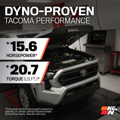 K&N 63 Series Air Intake - 2024+ Land Cruiser / Tacoma / 2025+ 4Runner