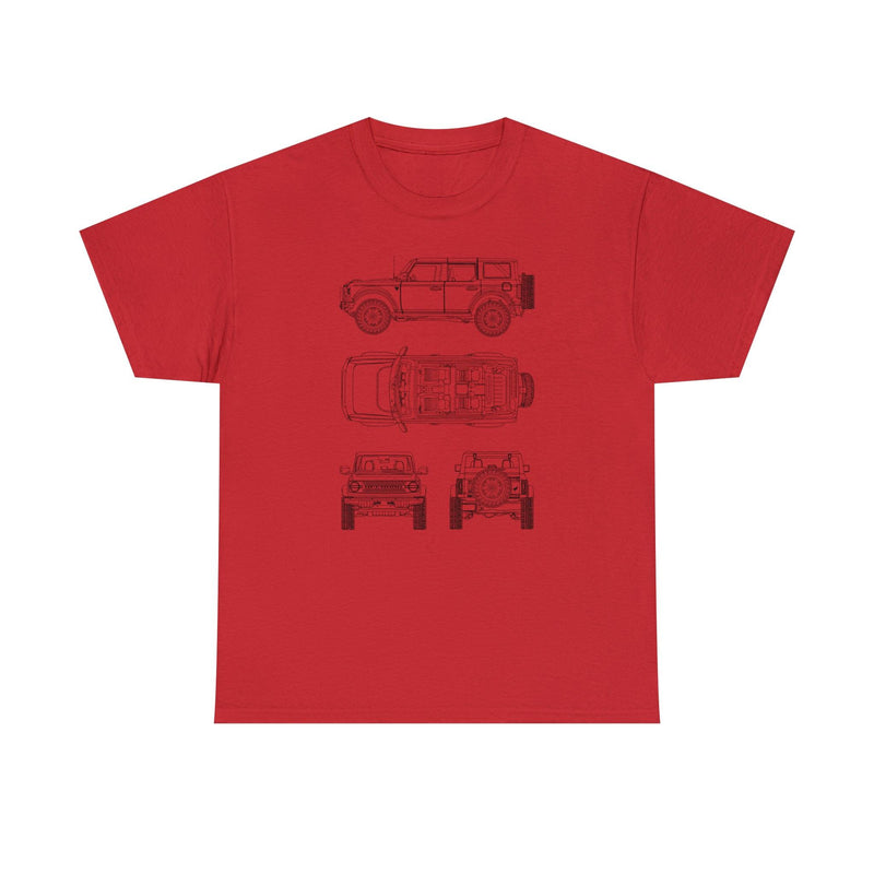 6th Gen Blueprints Shirt - StickerFab