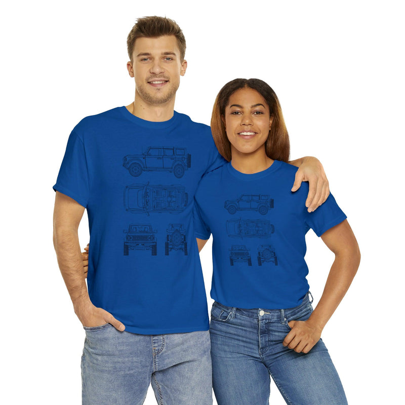 6th Gen Blueprints Shirt - StickerFab