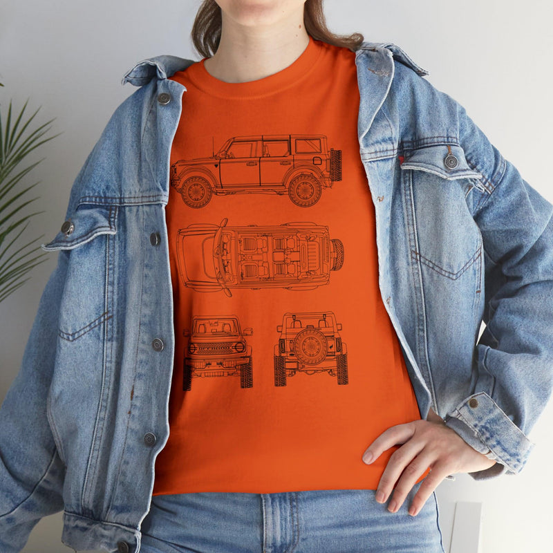 6th Gen Blueprints Shirt - StickerFab