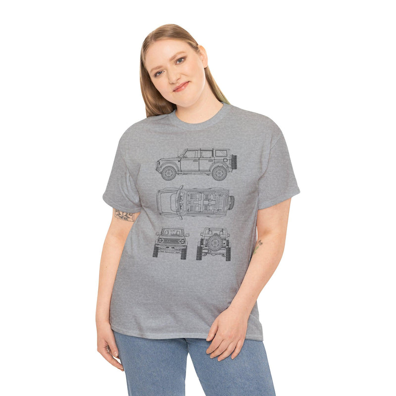 6th Gen Blueprints Shirt - StickerFab