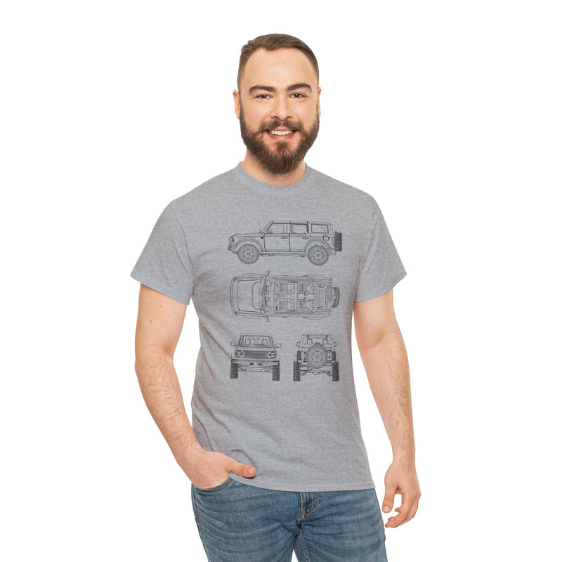 6th Gen Blueprints Shirt - StickerFab