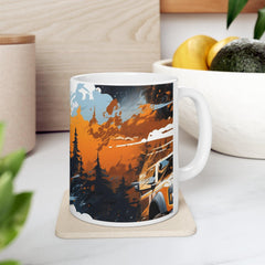 6th Gen Ceramic Mug 11oz - School Bus Yellow - StickerFab