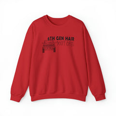 6th Gen Hair Don't Care Sweatshirt - StickerFab