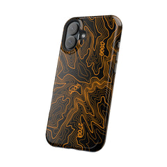 iPhone Magsafe Case - Badlands Topographic Design