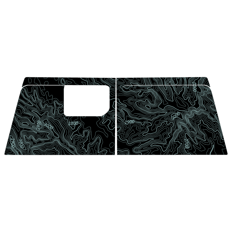 Topo Cargo Area Overlay Kit Part 1 (Printed Series) - 2021+ Bronco 4 Door - StickerFab