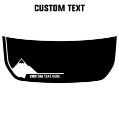 Black Diamond Trails Stealth Hood Overlay (Printed Series) - 2021+ Bronco