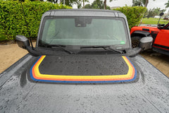 Badlands 5 Bar Retro Stripe Package (Hood, Lower Door Protection, Door Sills) - 2021+ Bronco - StickerFab