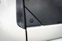 Topo Rear Glass Button Trim Overlay - 2024+ Land Cruiser