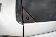 Topo Rear Glass Button Trim Overlay - 2024+ Land Cruiser