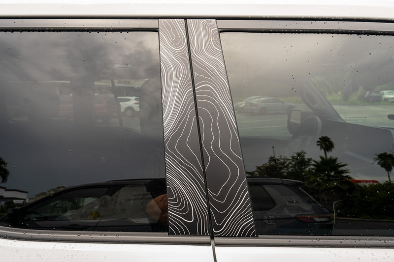 Topo B Pillar Overlays - 2024 Land Cruiser