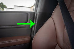 3D Carbon Seatbelt Panel Protection - 2024+ Land Cruiser