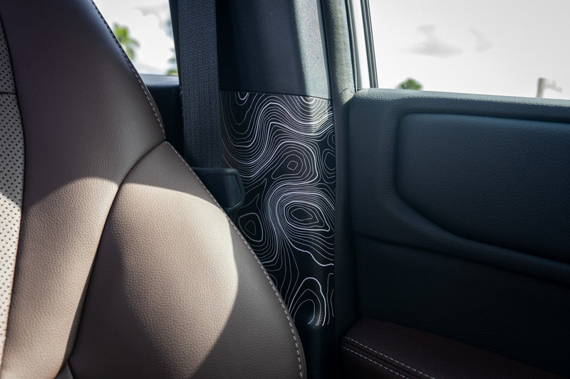 Topographic Seatbelt Panel Protection - 2024+ Land Cruiser