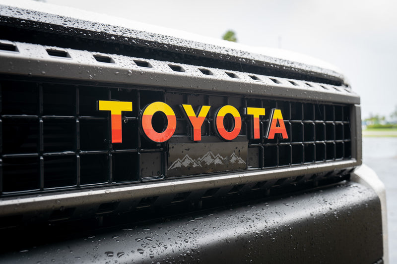 "TOYOTA" Front Grille Emblem Kit - 2024+ Land Cruiser