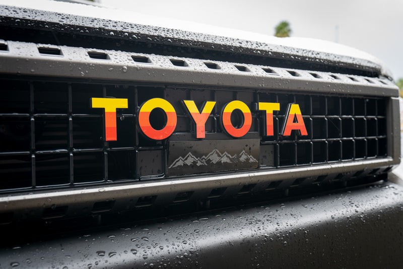 "TOYOTA" Front Grille Emblem Kit - 2024+ Land Cruiser