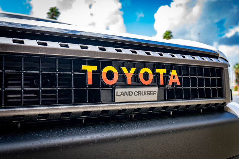 "TOYOTA" Front Grille Emblem Kit - 2024+ Land Cruiser