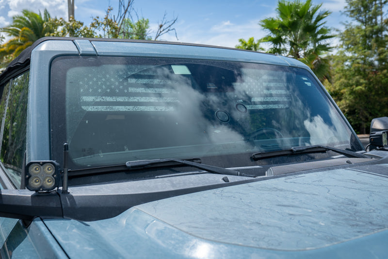 Freedom Series Sun Visor Overlays (Printed Series) - 2021+ Bronco