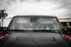 Topo Interior Sun Visor Overlays (Printed Series) - 2021+ Bronco (NO Homelink) - StickerFab