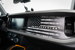 Freedom Series American Flag Dash Overlay - 2021+ Bronco