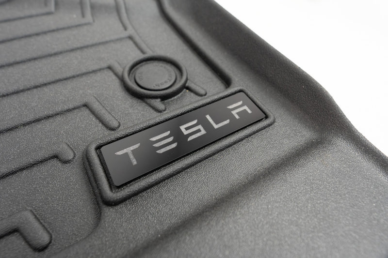 Single Tesla Logo Emblem for Weathertech All Weather Floor Mats (Model S, Model X, Model 3, Model Y)