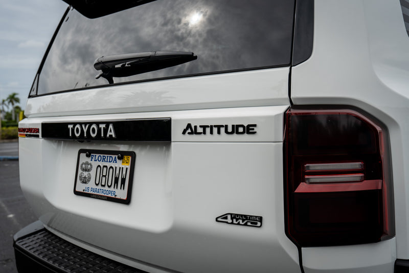 "ALTITUDE" LC 250 Acrylic Laser Series Tailgate Badge - 2024+ Land Cruiser