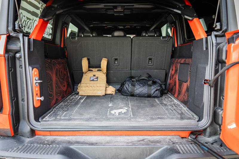 Topo Cargo Area Overlay Kit Part 1 (Printed Series) - 2021+ Bronco 4 Door - StickerFab