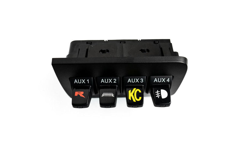 Printed Series Auxiliary Switch Labels (Upfitter) - 2010-2014 F-150 / 2015+ Transit / 2011-2016 Super Duty - StickerFab