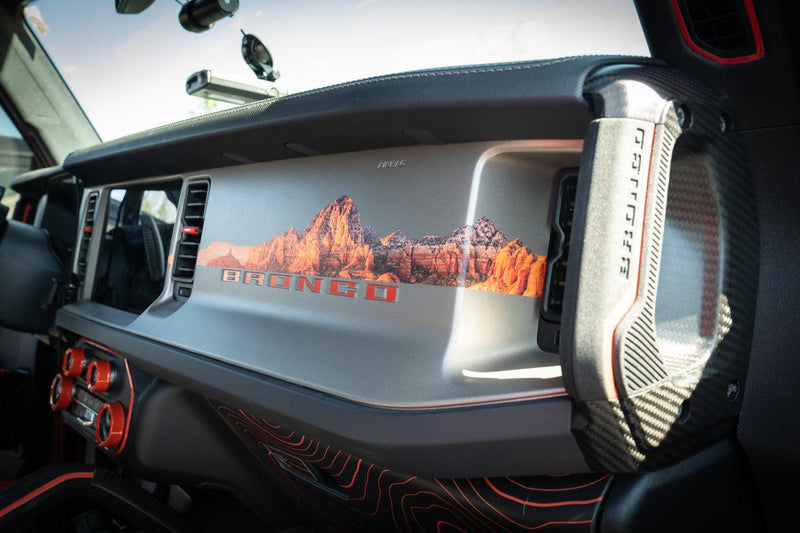 Infinity Landscape 3 Piece Dash Kit (Printed Series) - 2021+ Bronco - StickerFab