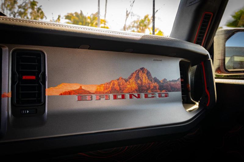 Infinity Landscape 3 Piece Dash Kit (Printed Series) - 2021+ Bronco - StickerFab