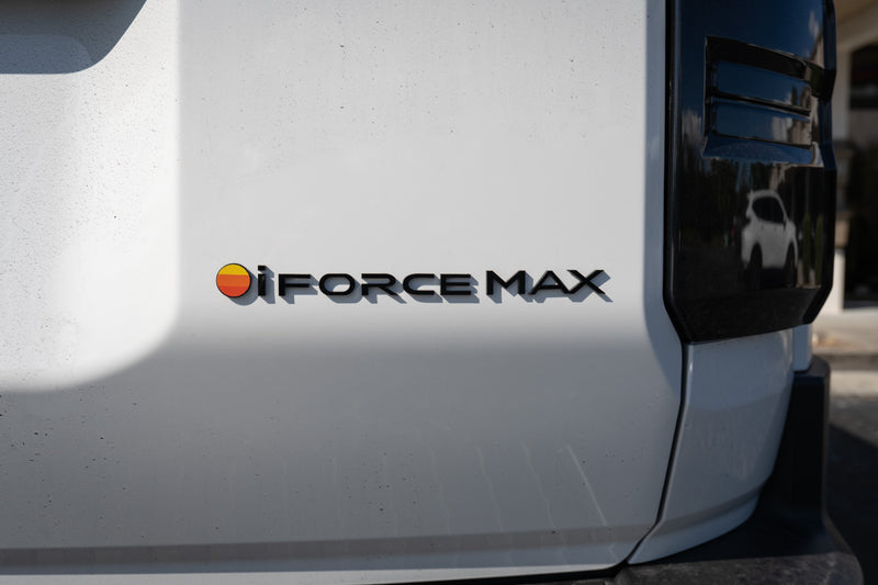 Black iForceMax Acrylic Tailgate Emblem - 2024+ Land Cruiser