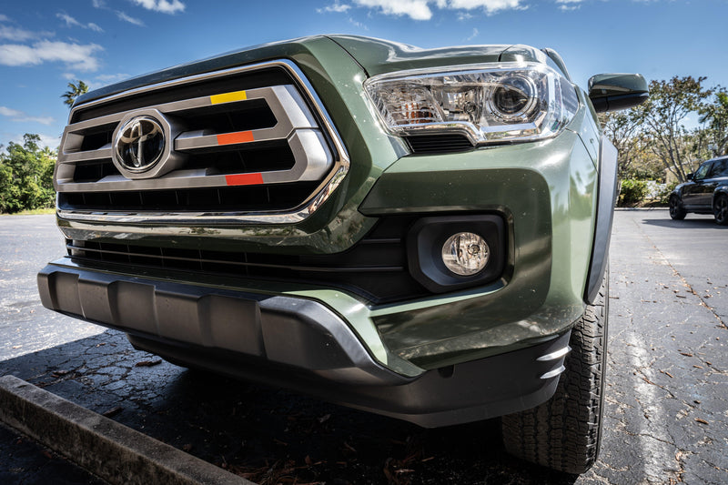 TRD Style Heritage Tri Bar Overlays (Printed Series) - 2016-2023 Tacoma - StickerFab