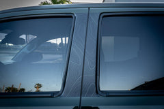 Topo B Pillar Overlays - 2016-2023 Tacoma Double Cab - StickerFab