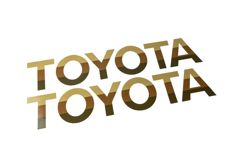 "TOYOTA" Front Grille Emblem Kit - 2024+ Land Cruiser