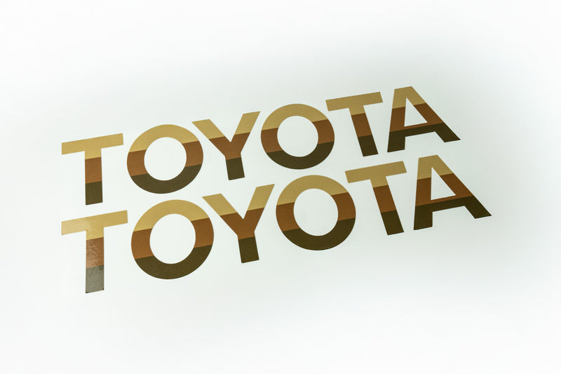 "TOYOTA" Front Grille Emblem Kit - 2024+ Land Cruiser