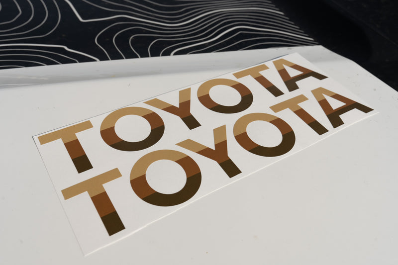 "TOYOTA" Front Grille Emblem Kit - 2024+ Land Cruiser