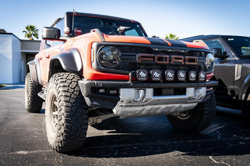 Baja Designs 6XL Linkable Bumper Light Kit - 2021+ Bronco (HD Modular Bumper) - StickerFab