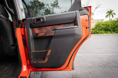 Topo Rear Door Net Trim Overlay Kit (Printed Series) - 2021+ Bronco - StickerFab