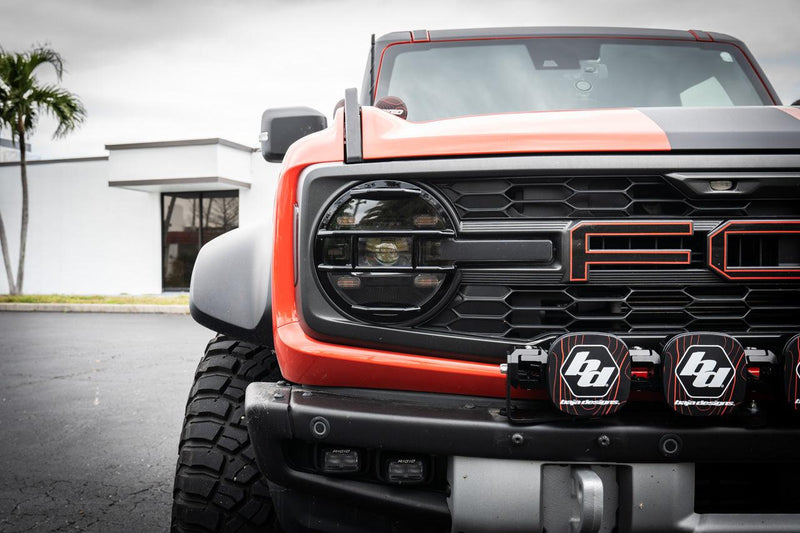 OSD AG Style Headlight Guards - 2021+ Bronco - StickerFab