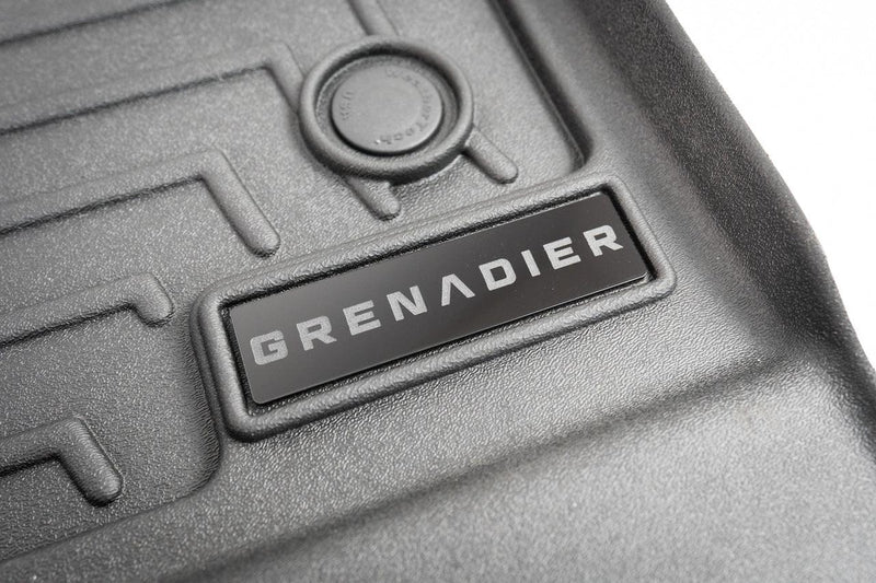 "Grenadier" Weathertech Floor Mat Logo (Etched Acrylic) - Universal - StickerFab