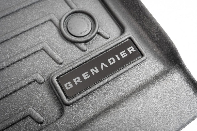 "Grenadier" Weathertech Floor Mat Logo (Etched Acrylic) - Universal - StickerFab