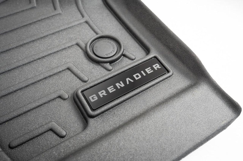 "Grenadier" Weathertech Floor Mat Logo (Etched Acrylic) - Universal - StickerFab