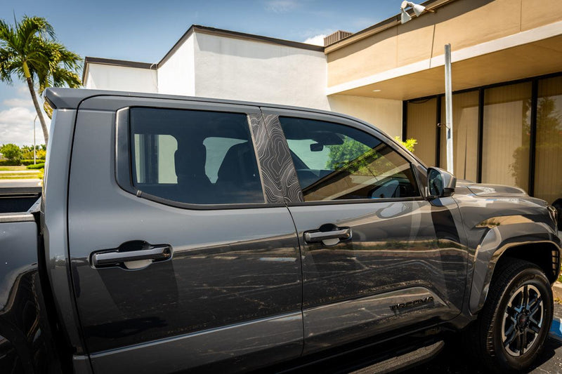 Topo B Pillar Overlays - 2024 Tacoma Double Cab - StickerFab