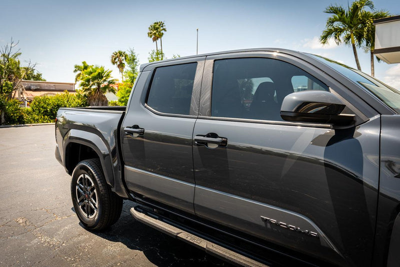 Topo B Pillar Overlays - 2024 Tacoma Double Cab - StickerFab