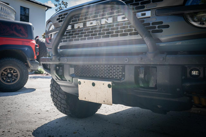 OSD Center Grille Guard Panel - 2021+ Bronco (HD Modular Bumper) - StickerFab